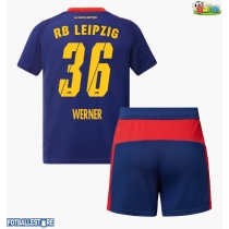 RB Leipzig Timo Werner #36 Bortedraktsett Barn 2025-26 Kortermet (+ Korte bukser)